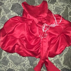 Baby red dress